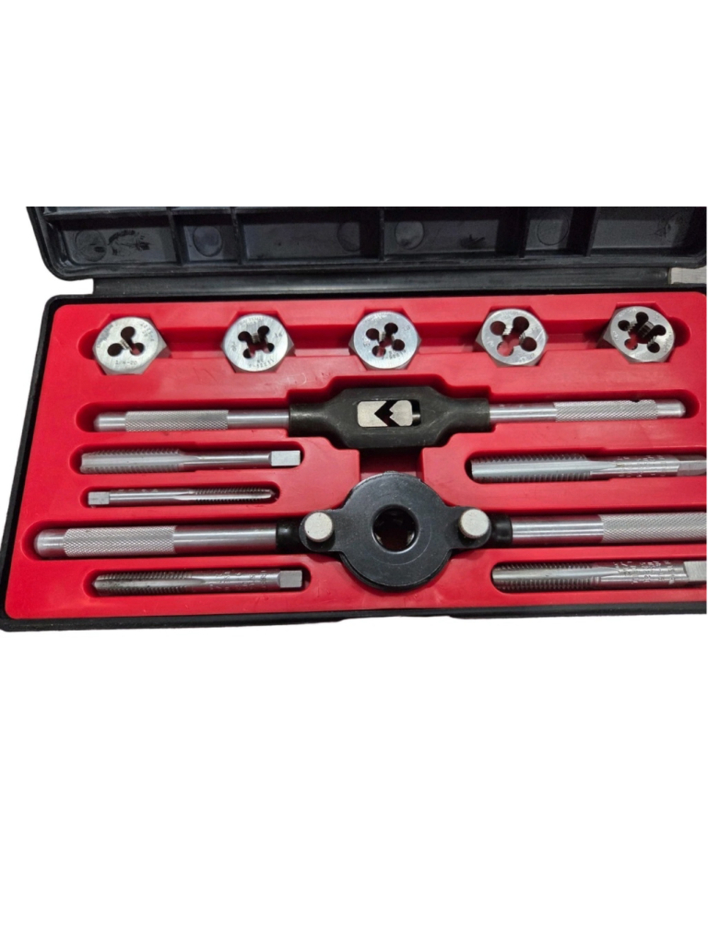 Vintage Craftsman Kromedge 9-52055 Complete 12-Piece Tap & Die Set USA Case